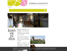 Tablet Screenshot of farmaciauniversitat.com